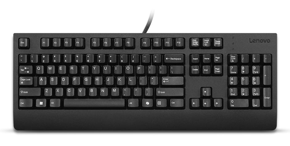 Lenovo Preferred Pro II toetsenbord Thuis/Werk USB Amerikaans Engels Zwart (4Y41R64616) thumbnail