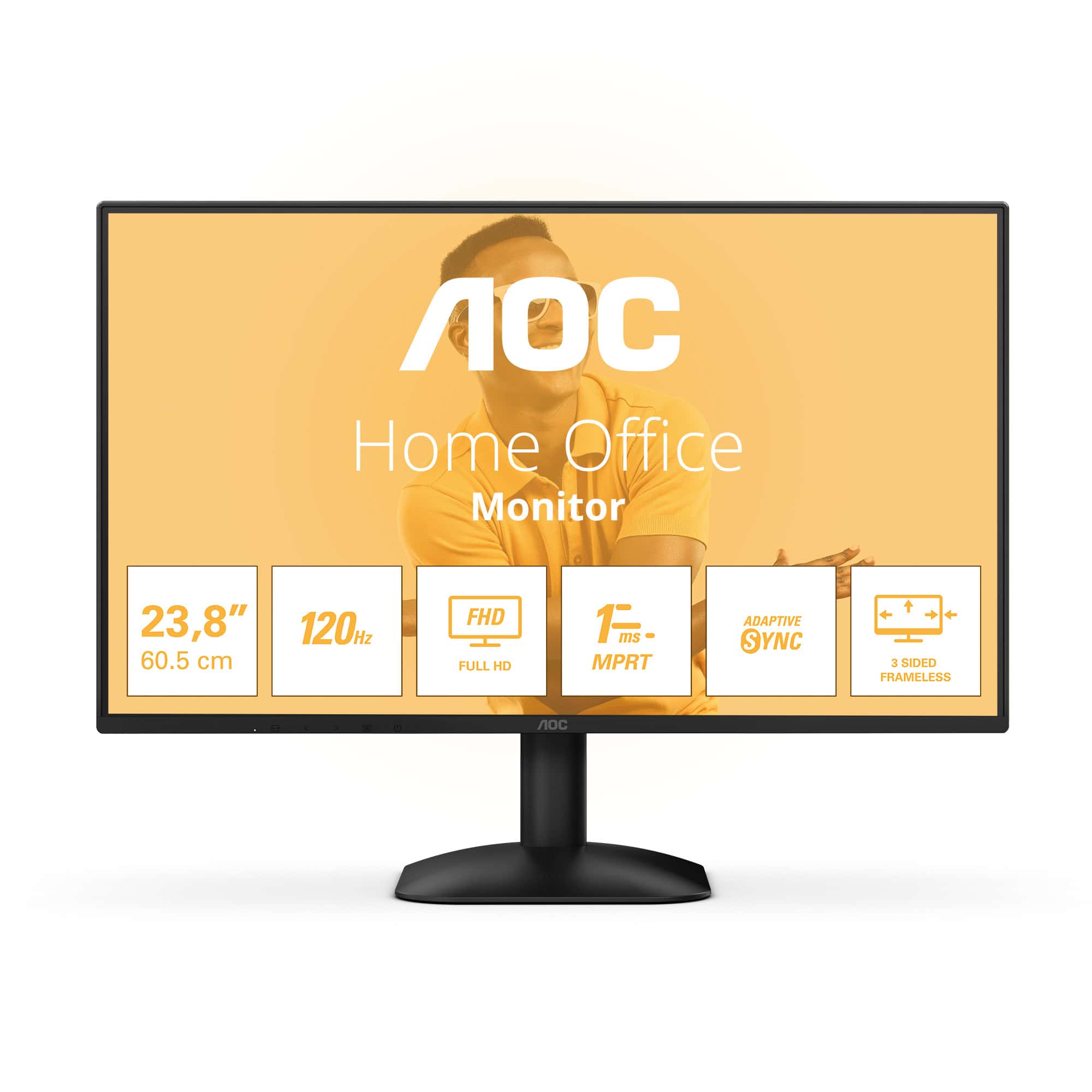AOC 24B31H LED display 60,5 cm (23.8) 1920 x 1080 Pixels Full HD Zwart (24B31H) thumbnail
