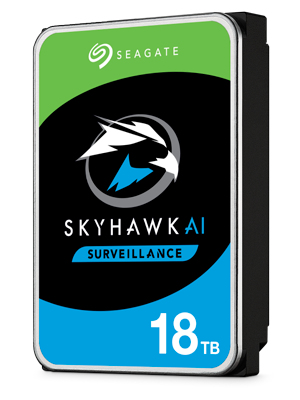 Seagate Surveillance HDD SkyHawk AI interne harde schijf 18 TB 7200 RPM 256 MB 3.5 SATA III (ST18000VE002) thumbnail