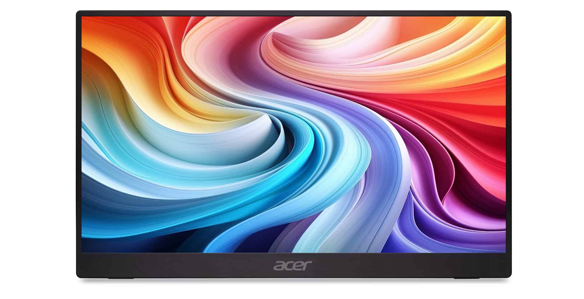 Acer PM161QB1bmiuux Draagbare monitor Zwart 39,6 cm (15.6) 1920 x 1080 Pixels (UM.ZP1EE.101) thumbnail