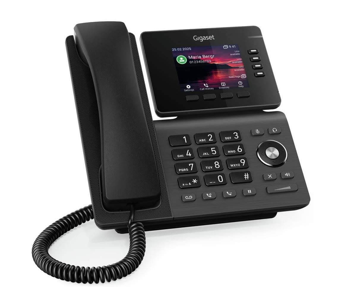 GIGASET P810B IP PRO IP Tischtelefon 8.5 cm 3.36 Zoll TFT-Farbdisplay USB Bluetooth Anschluss fr P800 KEY PRO Expanson Module Po (S30853-H4107-R101) thumbnail