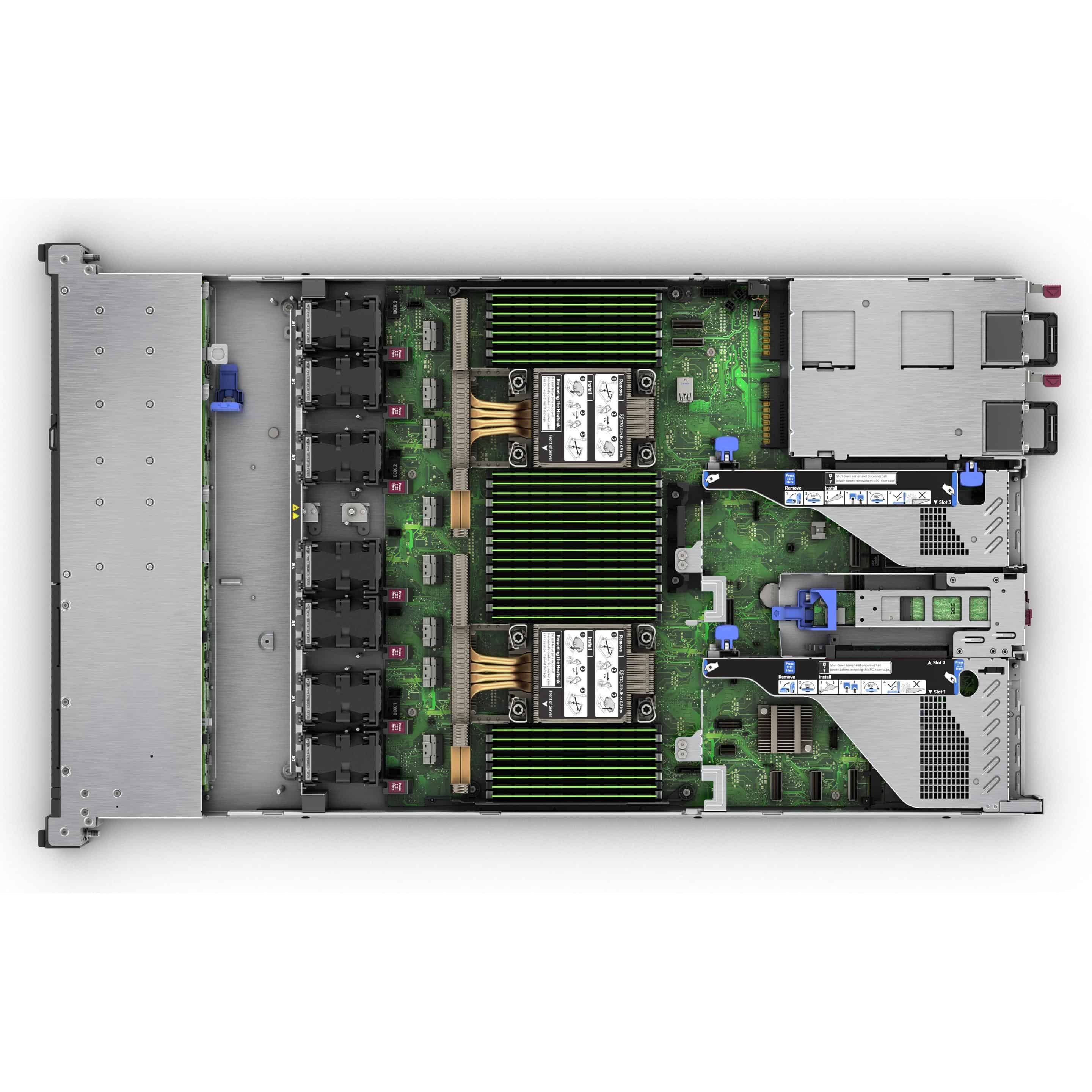 HP ProLiant DL360 Gen11 - Rack - Xeon Silver 4509Y 2.6GHz - 32GB RAM - 2x 480GB SSD - 1U - 2-Way - Hot-Swap (P83118-425) thumbnail