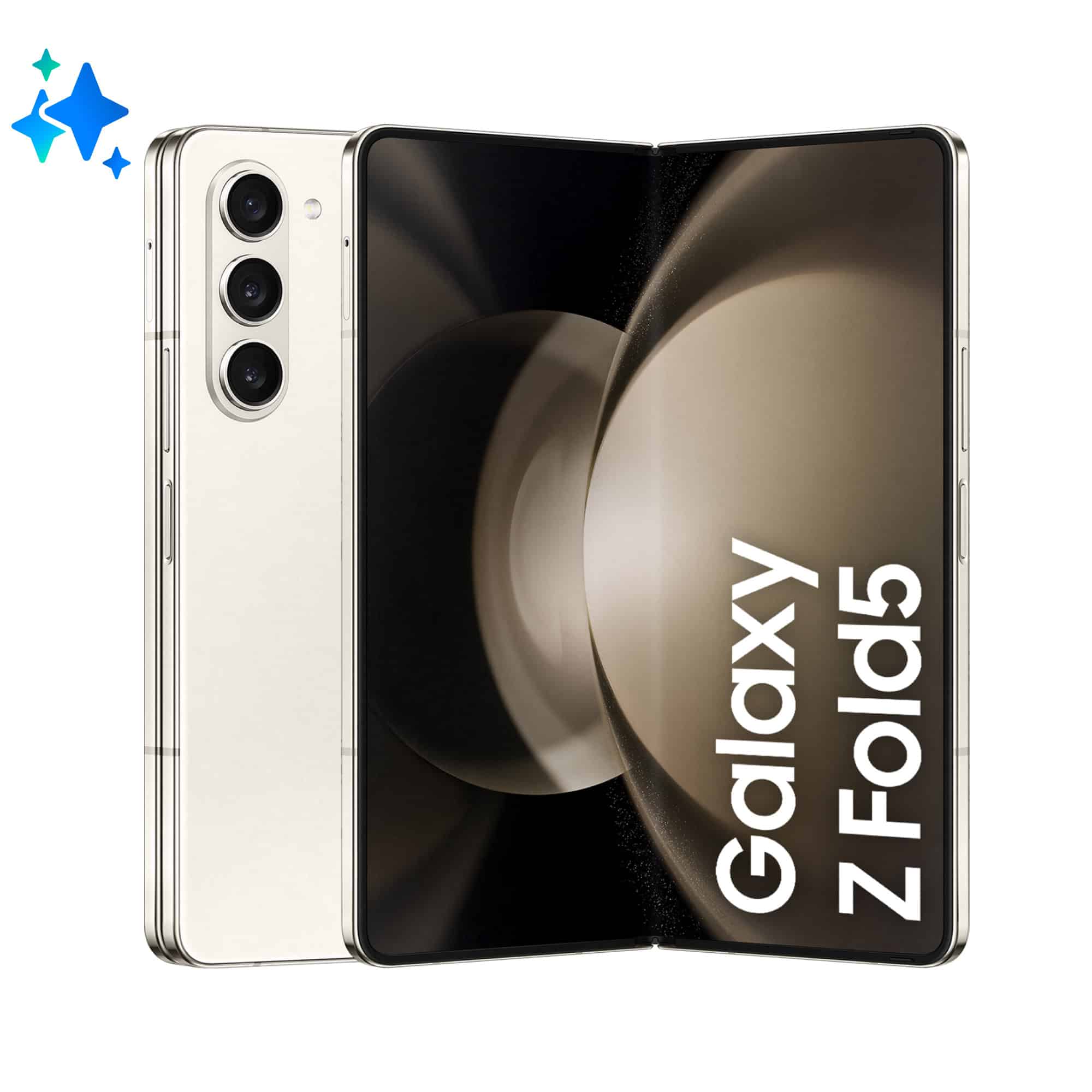Samsung Galaxy Z Fold5 19,3 cm (7.6) Dual SIM Android 13 5G USB Type-C 12 GB 512 GB 4400 mAh Crème (SM-F946BZECEUE) thumbnail