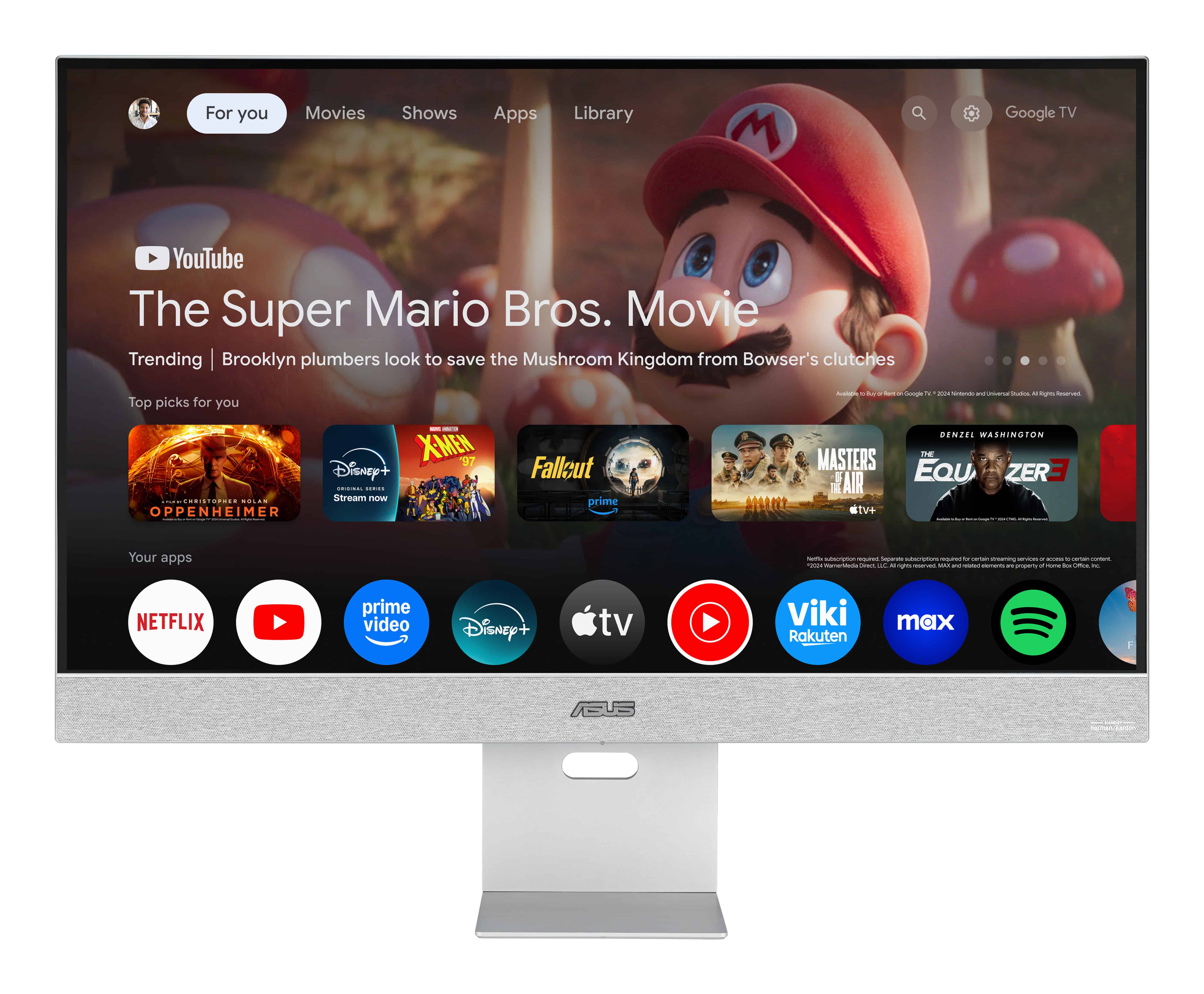 ASUS ZenScreen MS32UC computer monitor 80 cm (31.5) 3840 x 2160 Pixels 4K Ultra HD LED Grijs, Wit (90LM0AYH-B01O71) thumbnail