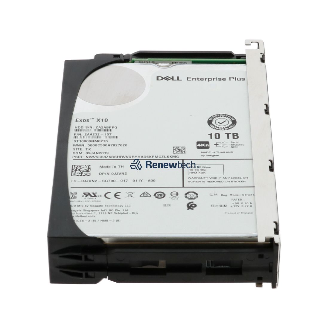 Dell 10TB 7.2K 3.5 SAS 12G 4Kn (JJVN2-RFB) thumbnail