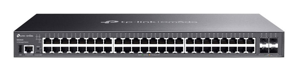 TP-Link Omada SG5452X netwerk-switch Managed L3 Gigabit Ethernet (10/100/1000) Zwart (SG5452X(UN)) thumbnail