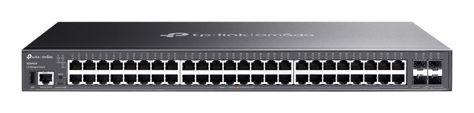 TP-Link Omada SG5452X netwerk-switch Managed L3 Gigabit Ethernet (10/100/1000) Zwart (SG5452X(UN)) thumbnail