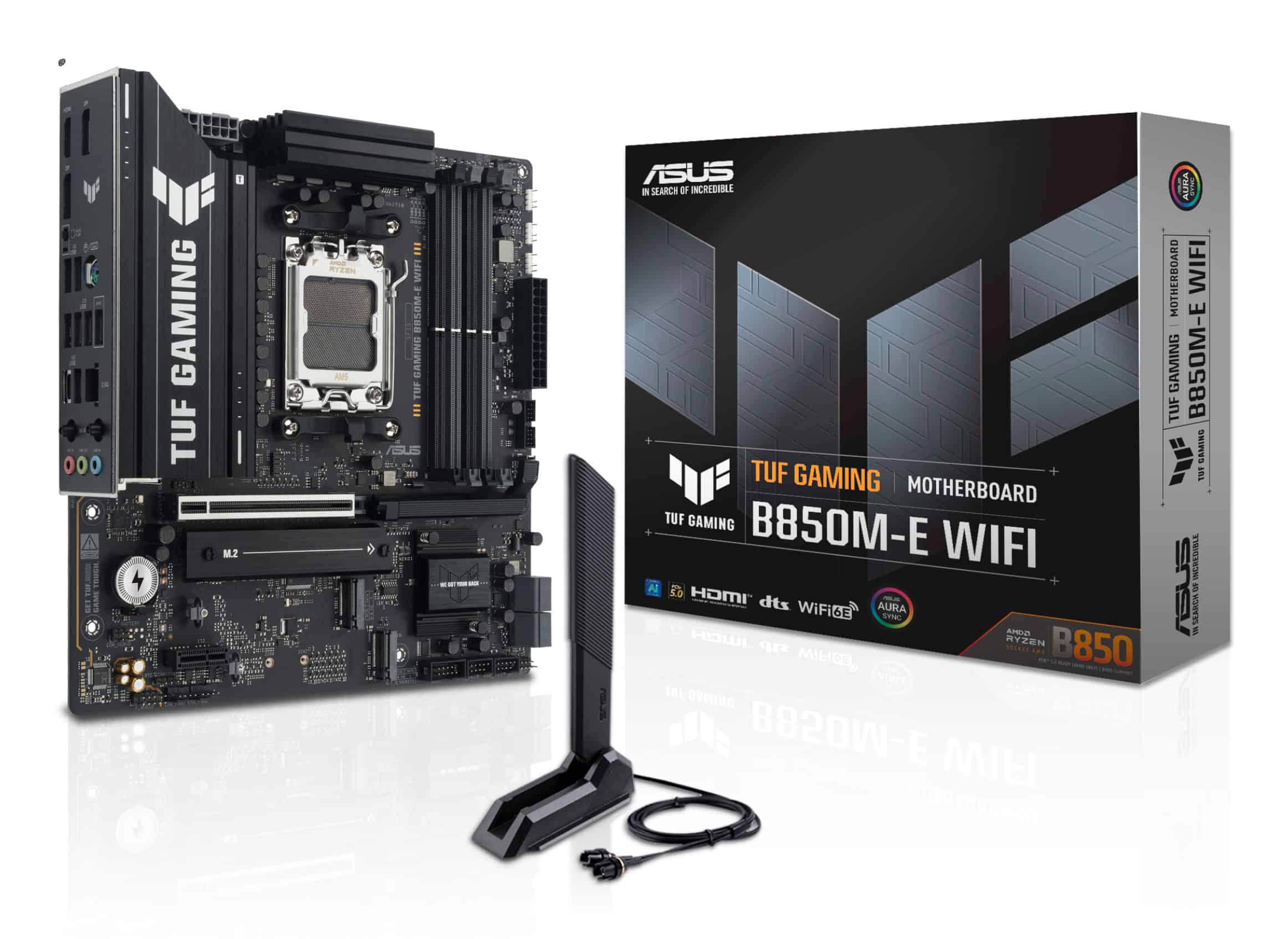 ASUS TUF GAMING B850M-E WIFI AMD B850 Socket AM5 micro ATX (90MB1LS0-M0EAY0) thumbnail