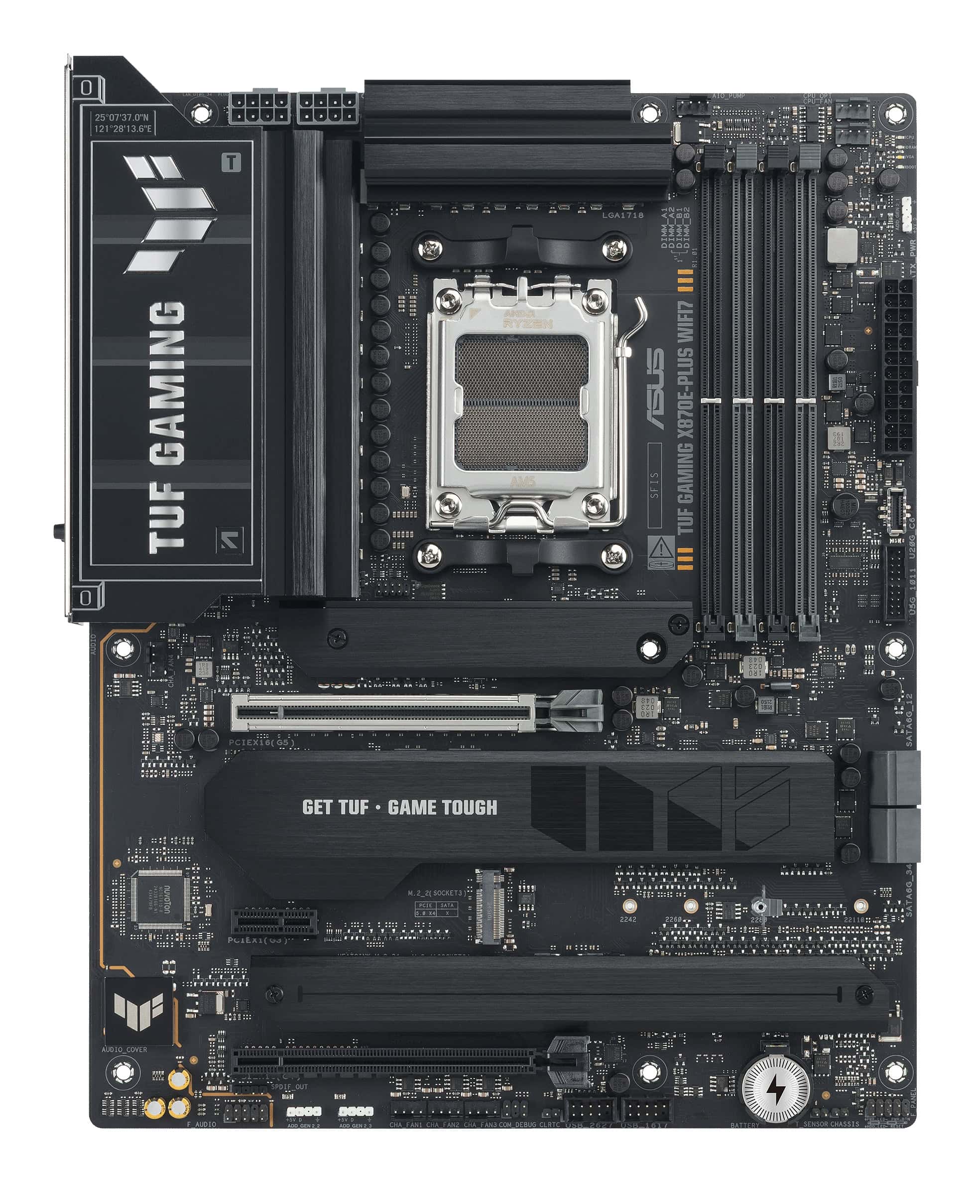 ASUS TUF GAMING X870E-PLUS WIFI7 AMD X870E Socket AM5 ATX (90MB1M70-M0EAY0) thumbnail