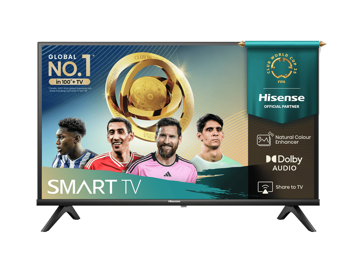 Hisense 40A4Q tv 101,6 cm (40") HD Smart TV Wifi Zwart 200 cd/m² (20016099) thumbnail