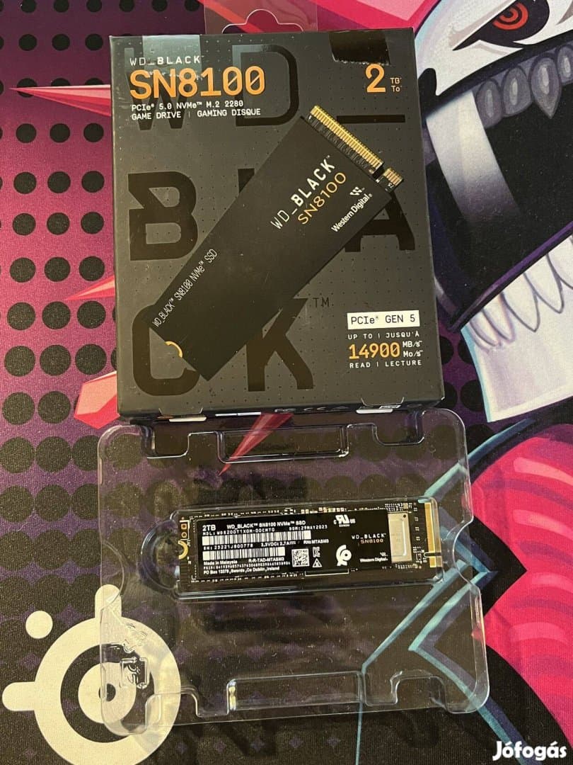 Western Digital M.2 2TB WD Black SN8100 NVMe PCIe 5.0 x 4 (WDS200T1X0M-00CMT0) thumbnail