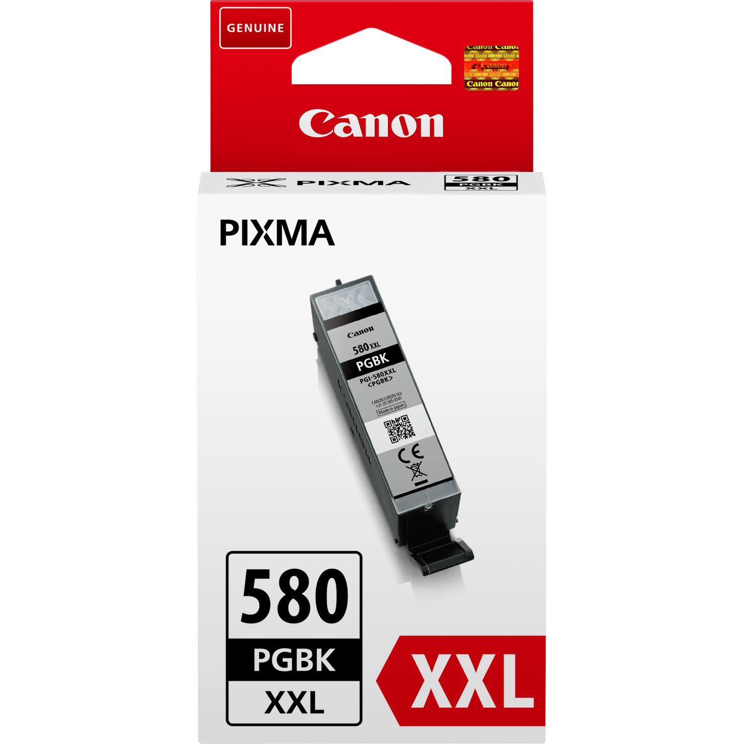 Canon PGI-580PGBK XXL inktcartridge Origineel Zwart (1970C004) thumbnail