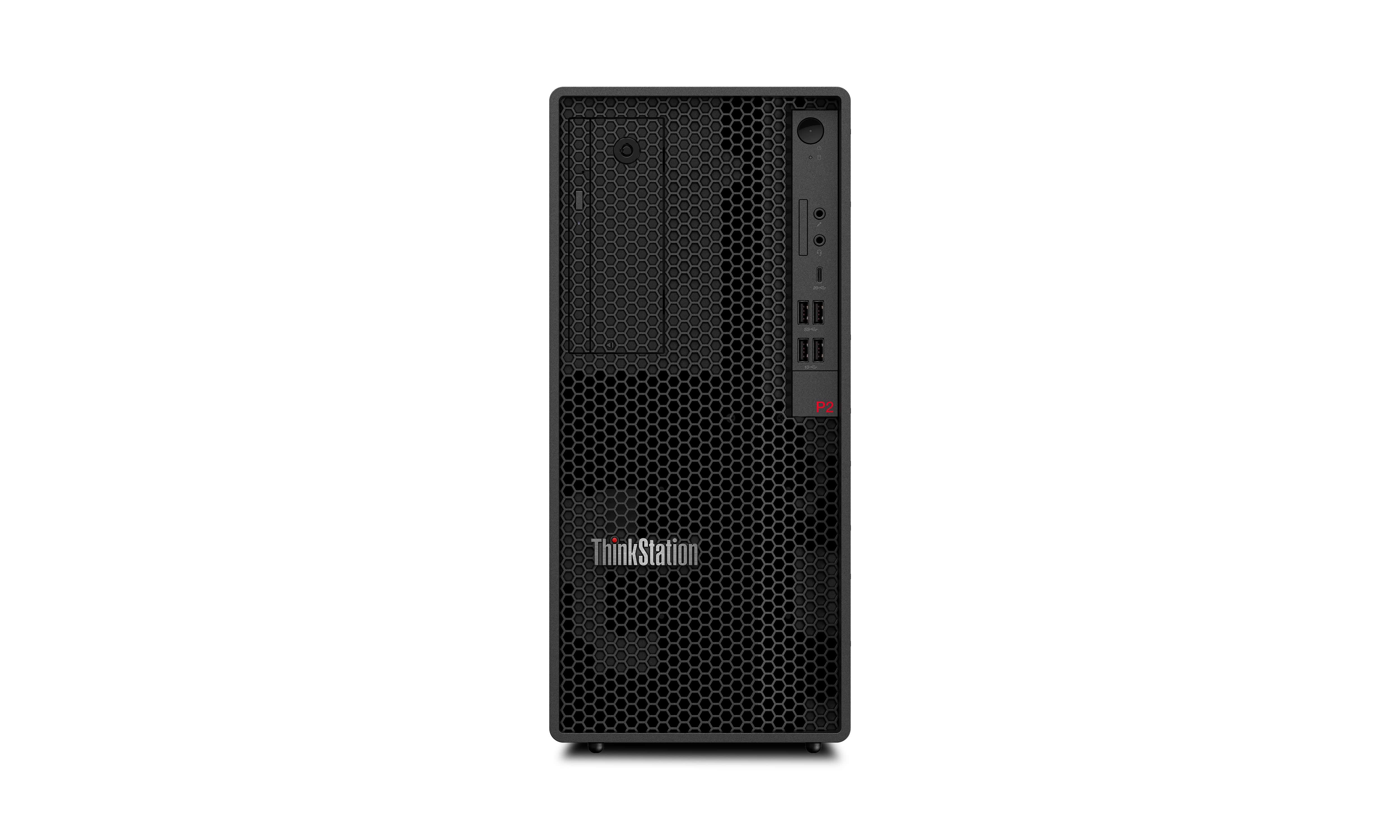 Lenovo ThinkStation P2 Tower Gen 2 Intel Core Ultra 7 265K 16 GB DDR5-SDRAM 1 TB SSD NVIDIA GeForce RTX 4060 Windows 11 Pro Workstation Zwart (30JQ0032BF) thumbnail