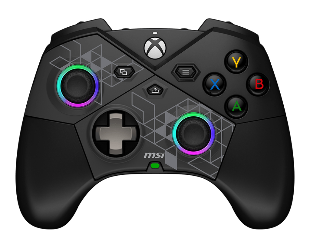 MSI FORCE PRO W CONTROLLER Zwart USB 2.0 Gamepad Analoog/digitaal Android, PC, Xbox One S, Xbox One X, Xbox Series S, Xbox Series X (S10-43G0130-C54) thumbnail
