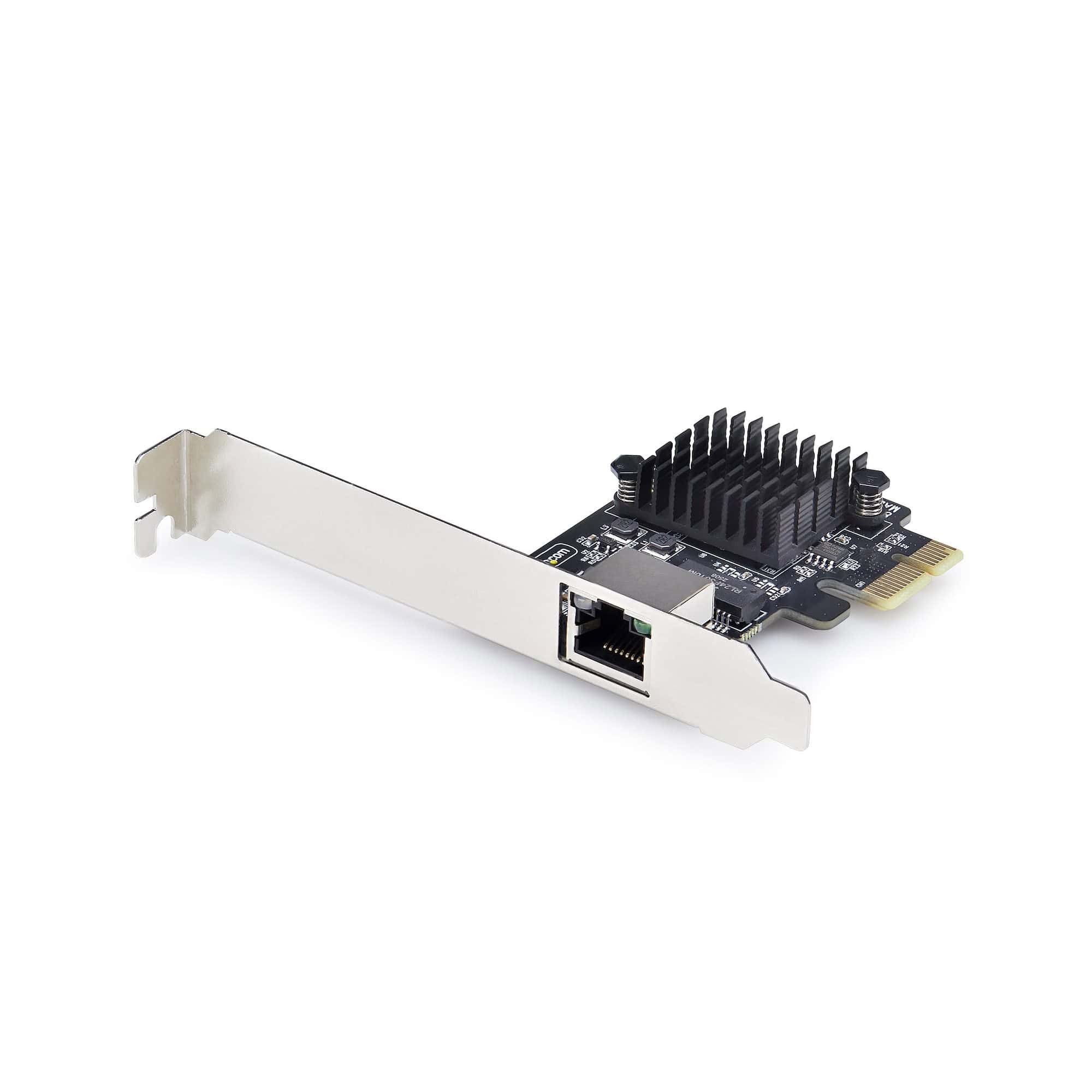 StarTech.com 1-Port 5G Gigabit PCIe Ethernet Adapter Kaart, 5G/2.5G/1G/100M/10M PCI Express Netwerkkaart, Realtek RTL8126, Windows en Linux, TAA Compliant (PR15GR-NETWORK-CARD) thumbnail