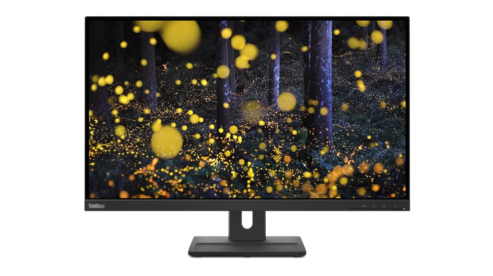 Lenovo ThinkVision E27q-20 68,6 cm (27) 2560 x 1440 Pixels Quad HD LED Zwart (62D0GAT1EU) thumbnail