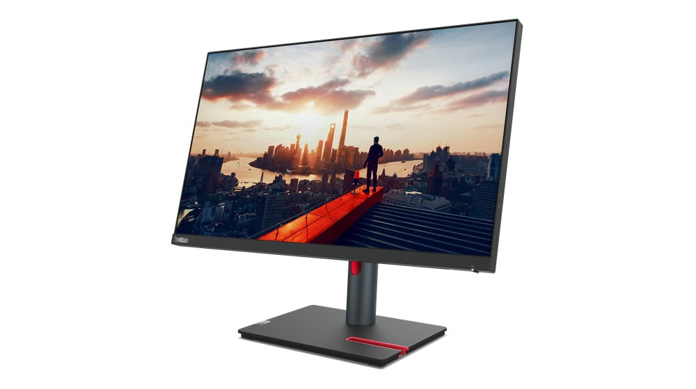 Lenovo ThinkVision P24h-30 60,5 cm (23.8") 2560 x 1440 Pixels Quad HD LED Zwart (63B3GAT6EU) thumbnail