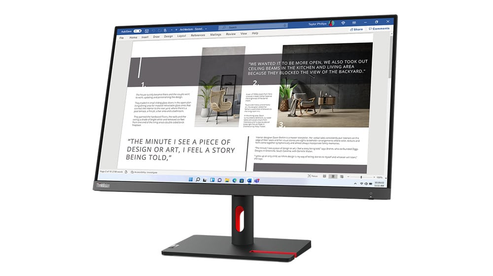 Lenovo ThinkVision S27i-30 LED display 68,6 cm (27") 1920 x 1080 Pixels Full HD Grijs (63DFKAT4EU) thumbnail