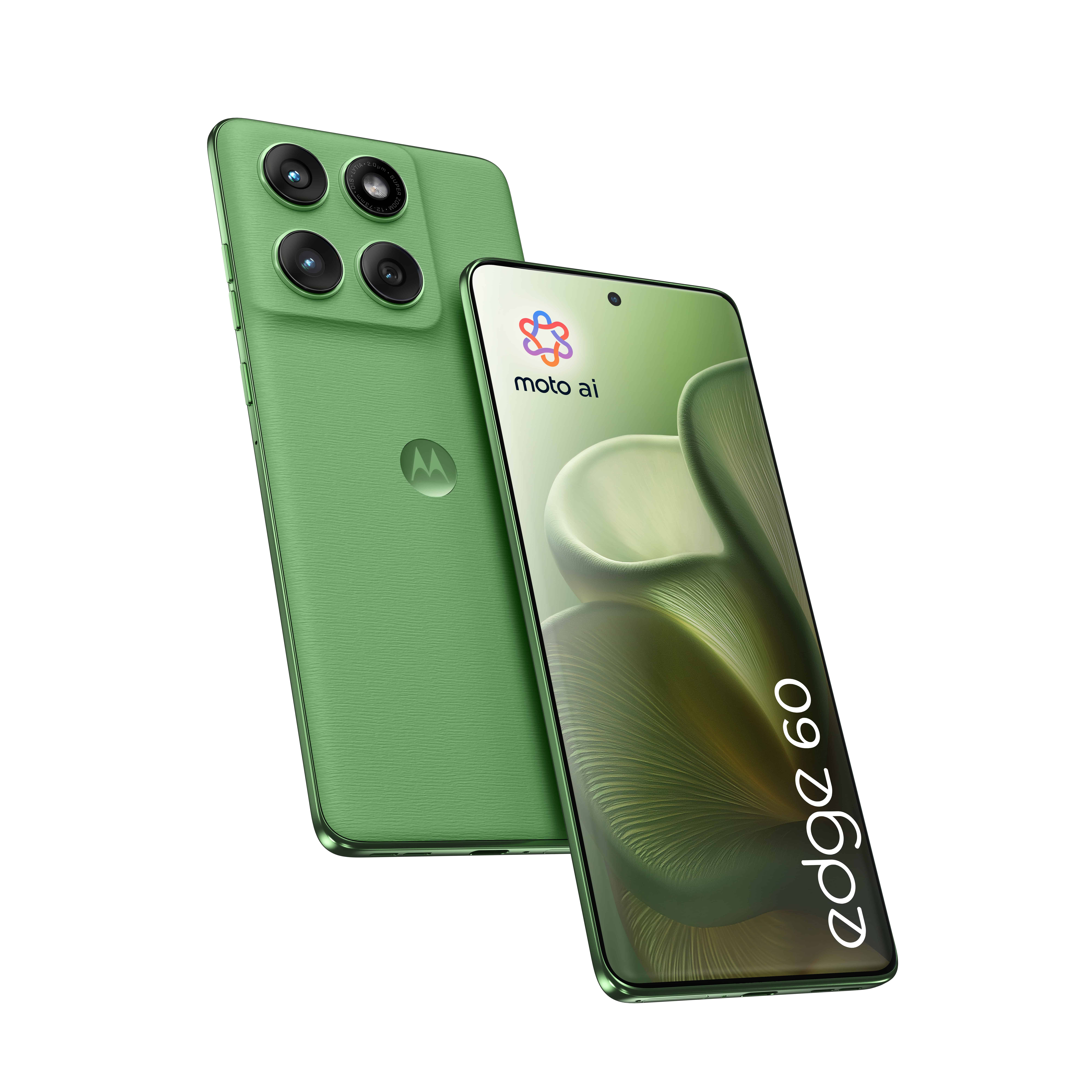 Motorola edge 60 16,9 cm (6.67") Dual SIM Android 15 5G USB Type-C 12 GB 512 GB 5200 mAh Groen (PB7H0021ES) thumbnail
