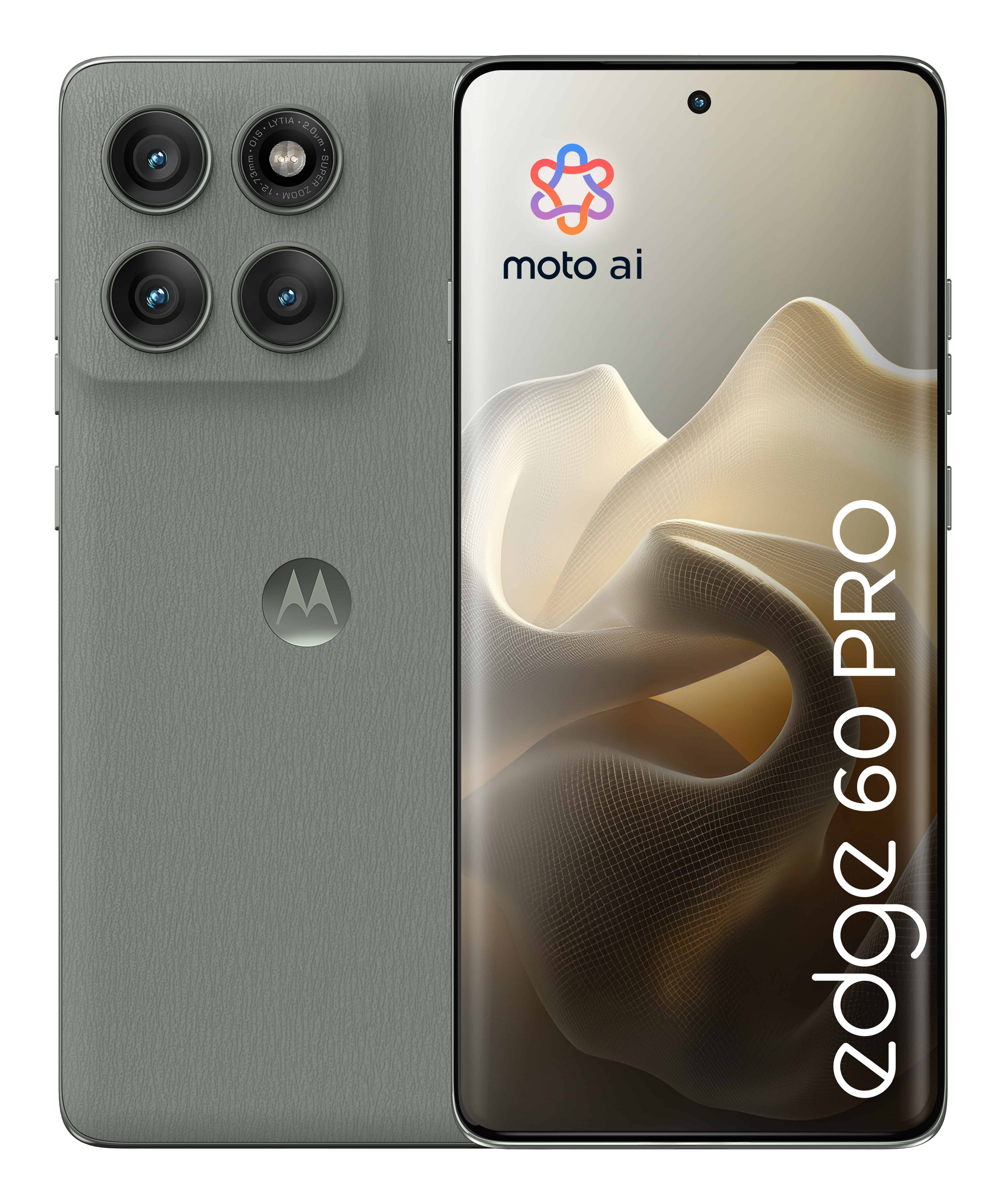 Motorola edge 60 pro 16,9 cm (6.67") Dual SIM Android 15 5G USB Type-C 12 GB 512 GB 6000 mAh Grijs (PB7X0006SE) thumbnail