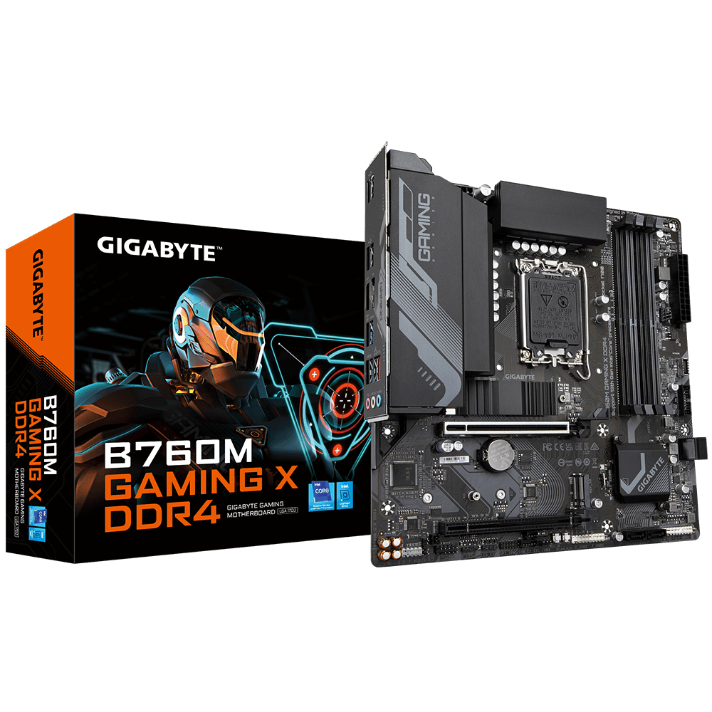 GIGABYTE B760M GAMING X DDR4 moederbord Intel B760 Express LGA 1700 micro ATX (B760M GAMNG X DDR4) thumbnail