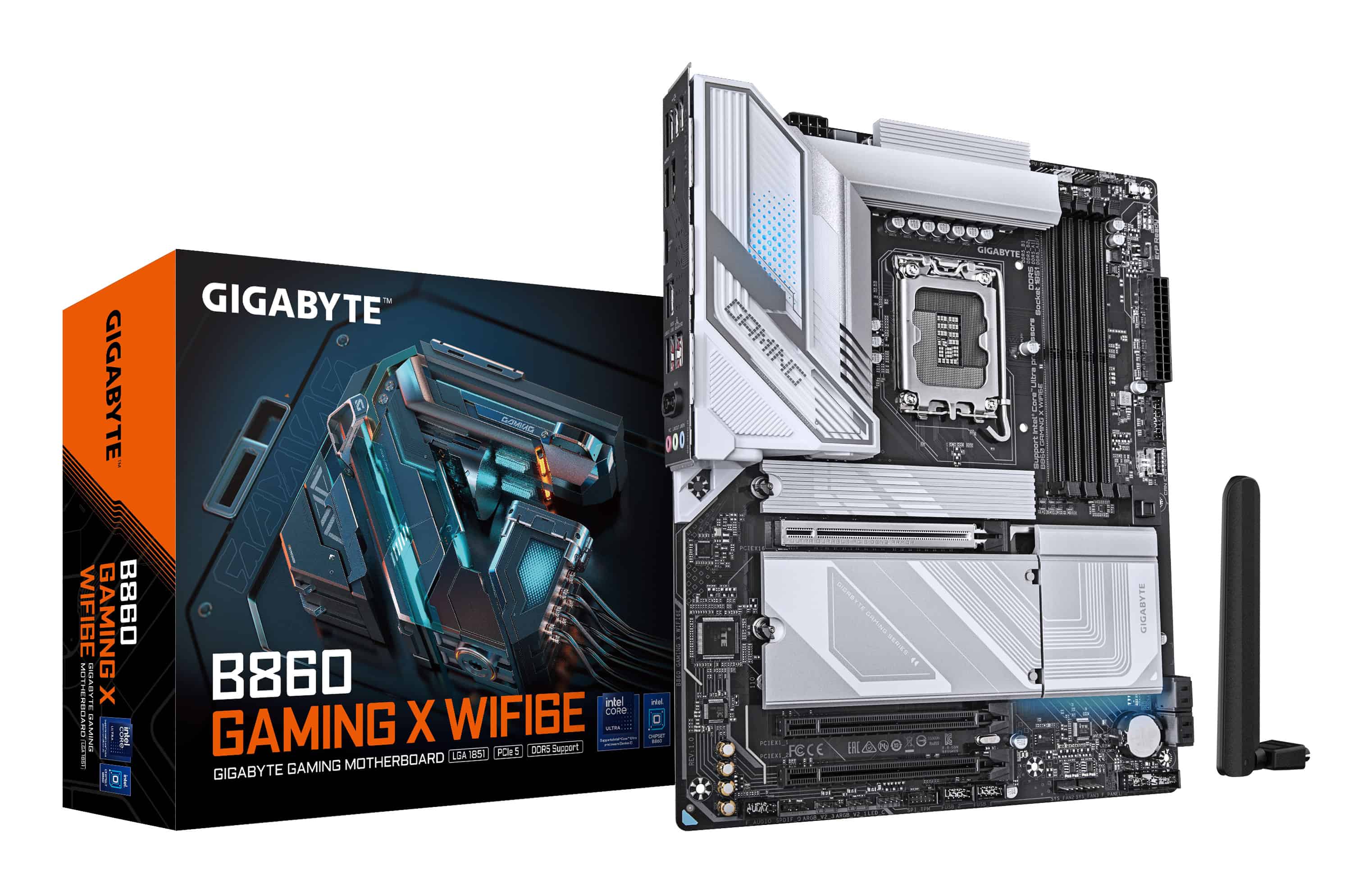 GIGABYTE B860 GAMING X WIFI6E moederbord Intel B860 LGA 1851 (Socket V1) ATX (B860 GAMING X WF6E) thumbnail