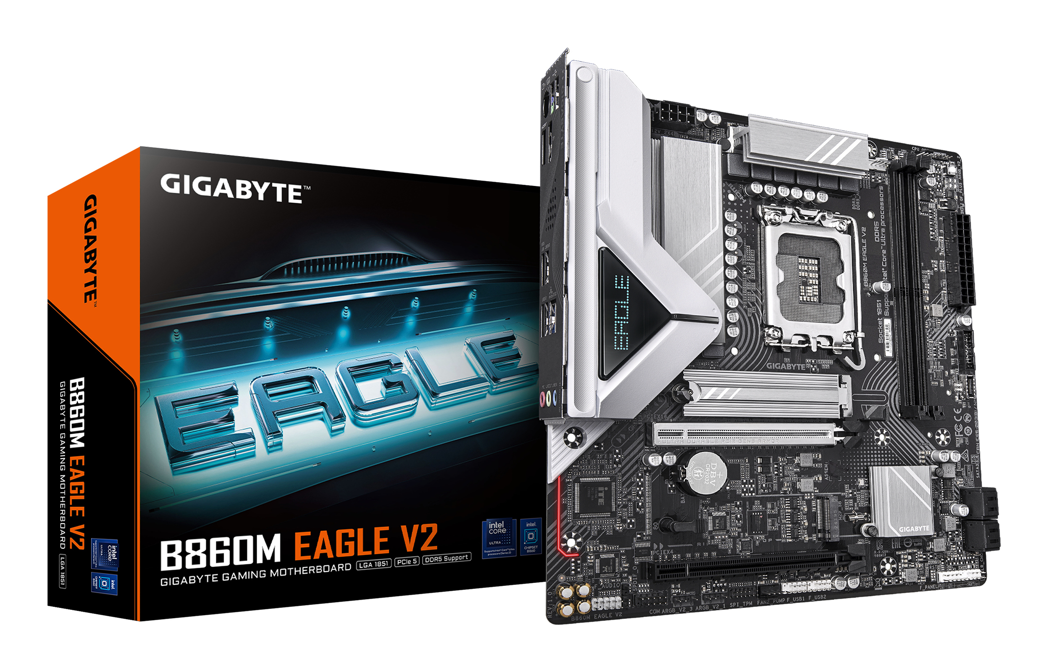 GIGABYTE B860M EAGLE V2 moederbord Intel B860 LGA 1851 (Socket V1) micro ATX (B860M EAGLE V2) thumbnail