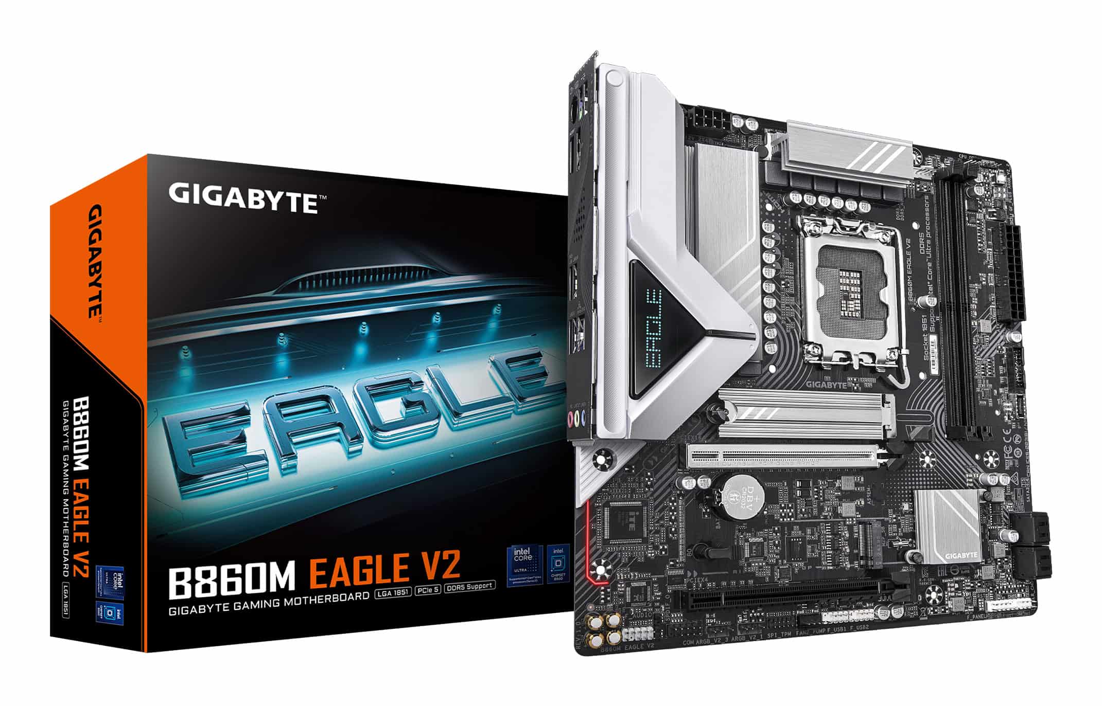 GIGABYTE B860M EAGLE V2 moederbord Intel B860 LGA 1851 (Socket V1) micro ATX (B860M EAGLE V2) thumbnail