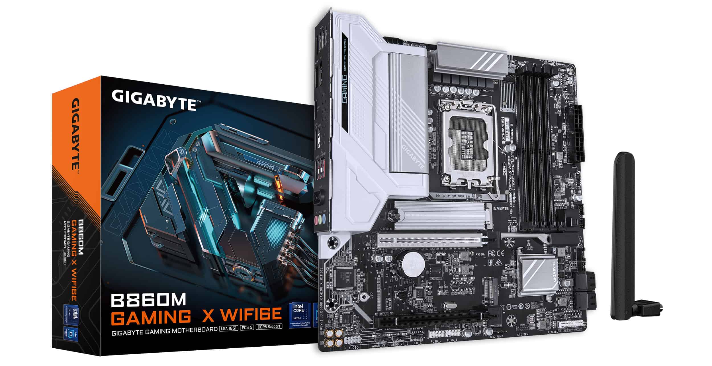 GIGABYTE B860M GAMING X WIFI6E moederbord Intel B860 LGA 1851 (Socket V1) micro ATX (B860M GAMNG X WF6E) thumbnail