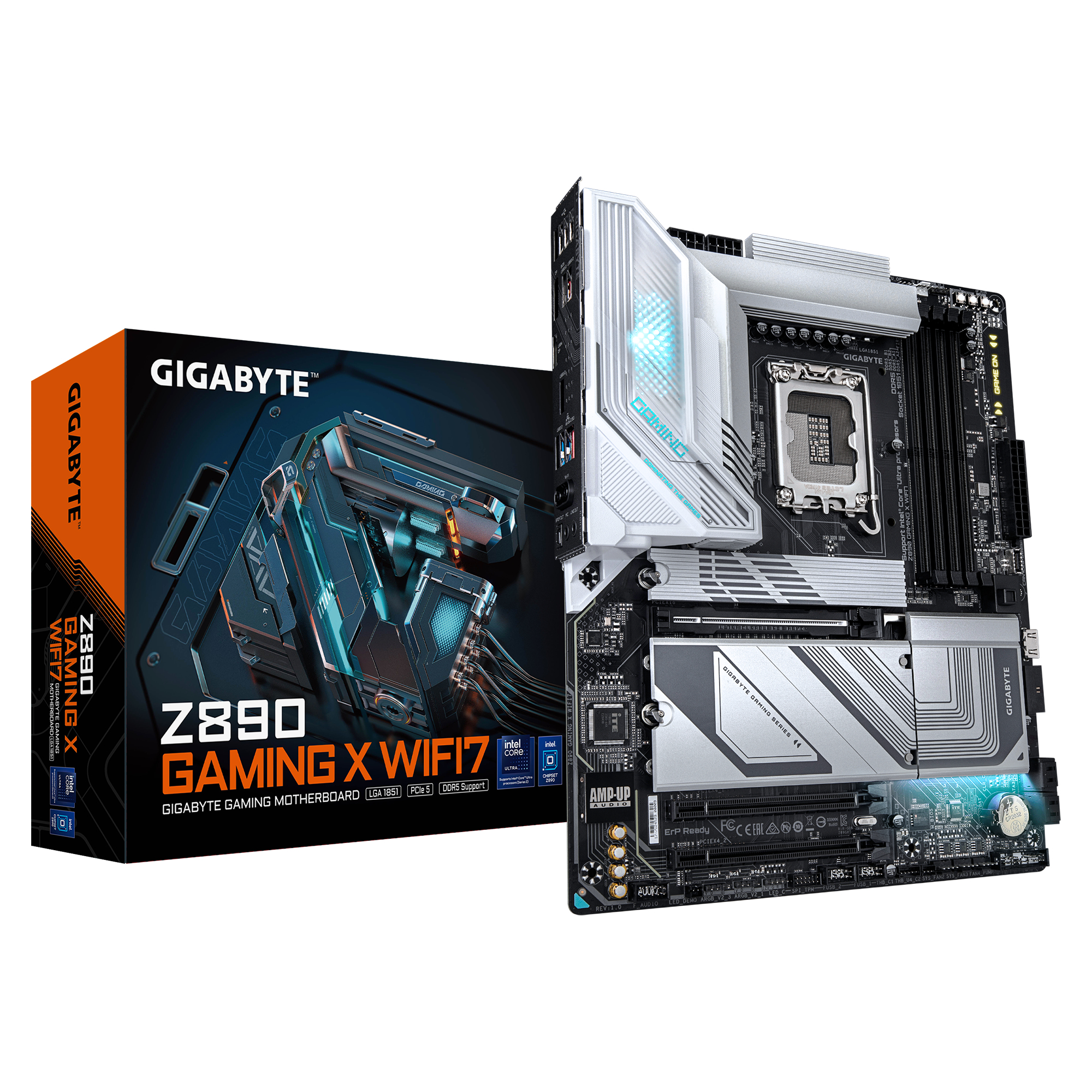 GIGABYTE Z890 GAMING X WIFI7 moederbord Intel Z890 LGA 1851 (Socket V1) ATX (Z890 GAMING X WF7) thumbnail