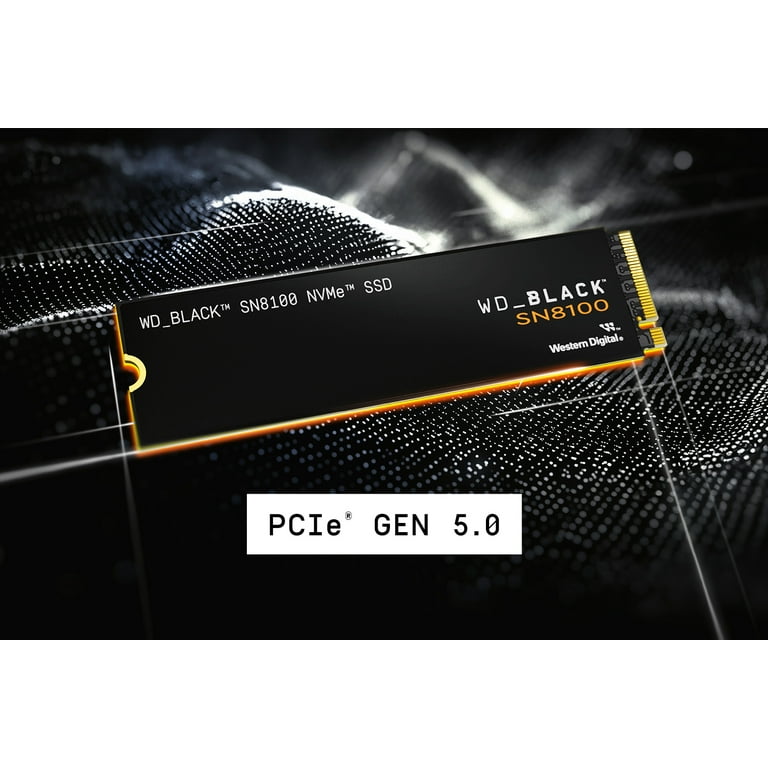 Western Digital HDSSD M.2 1TB WD Black™ SN8100 NVMe PCI5.0 (WDS100T1X0M) thumbnail