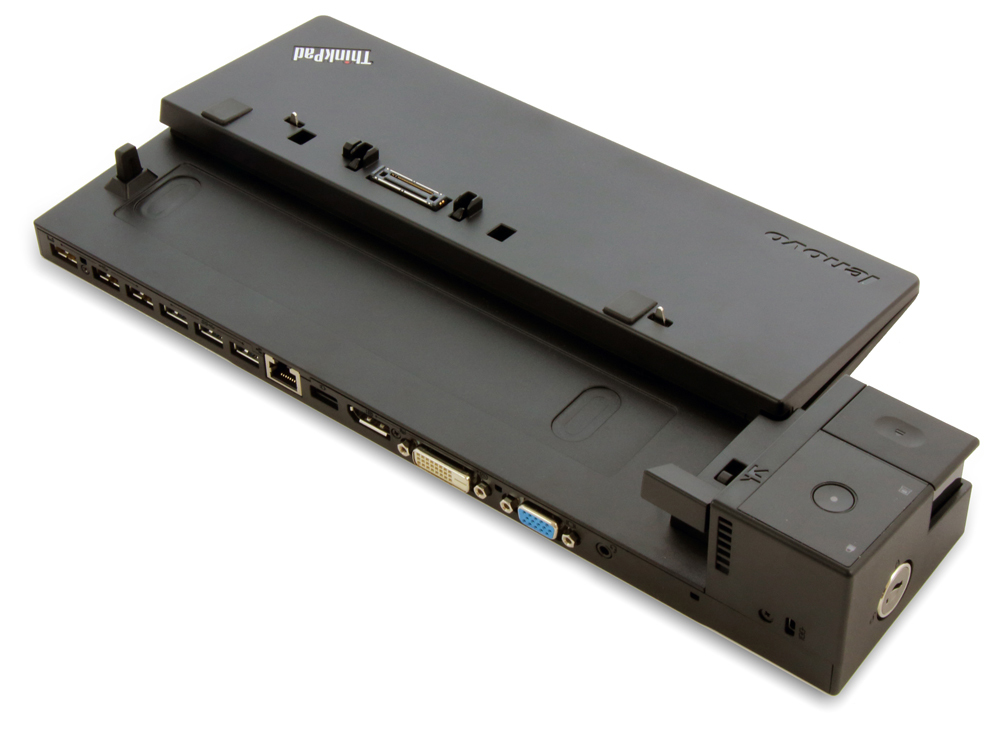 Lenovo 04W3948 laptop dock & poortreplicator Docking Zwart (04W3948) thumbnail