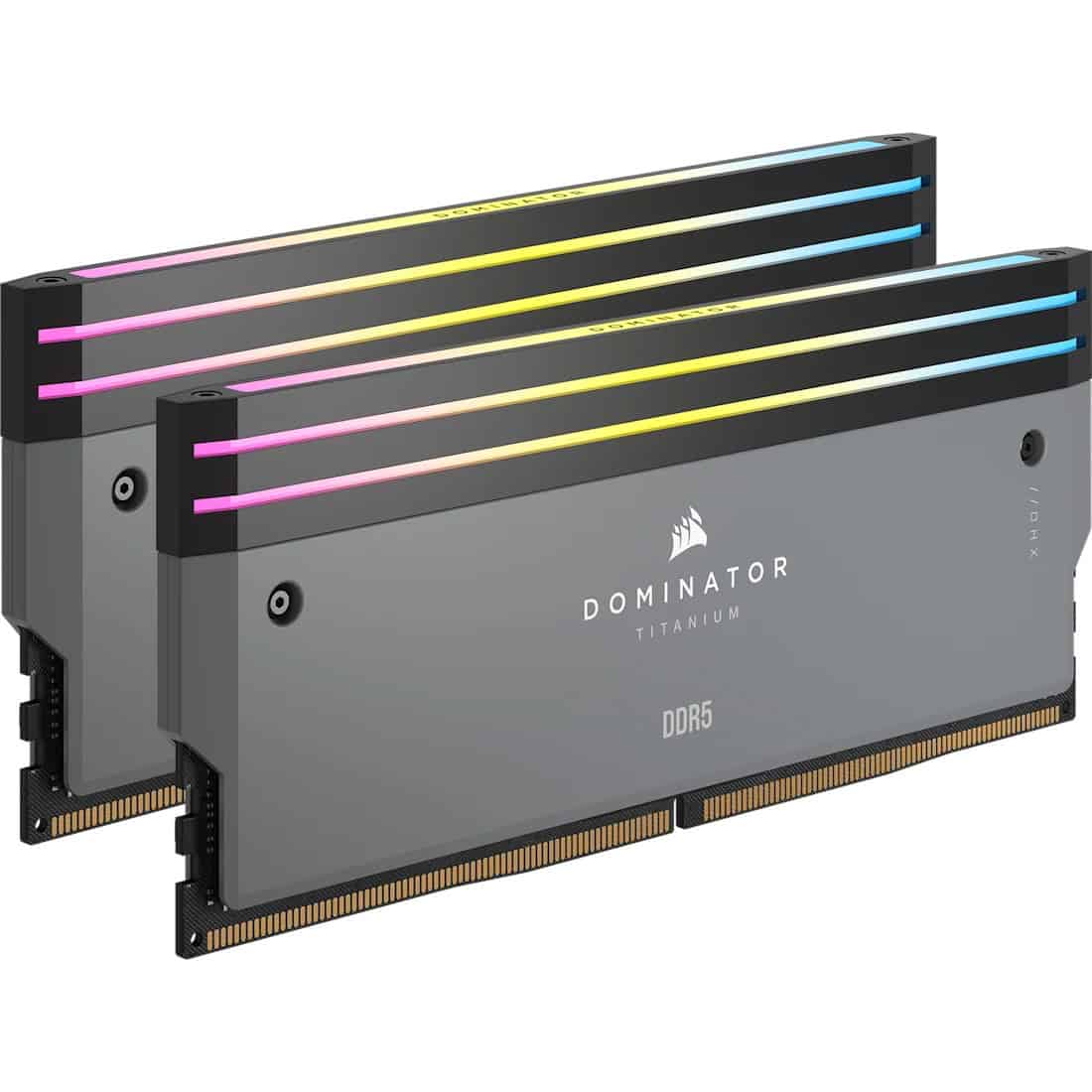 Corsair DOMINATOR TITANIUM RGB DDR5 6000MT/s 96GB - GREY DIMM / 2x48GB / DDR5 / 1.40V / AMD EXPO (CMP96GX5M2B6000Z30) thumbnail