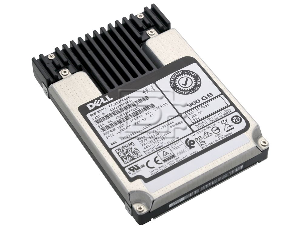 Dell SSDR 960G 2N IS12 2.5 T-4MU (503M7-RFB) thumbnail