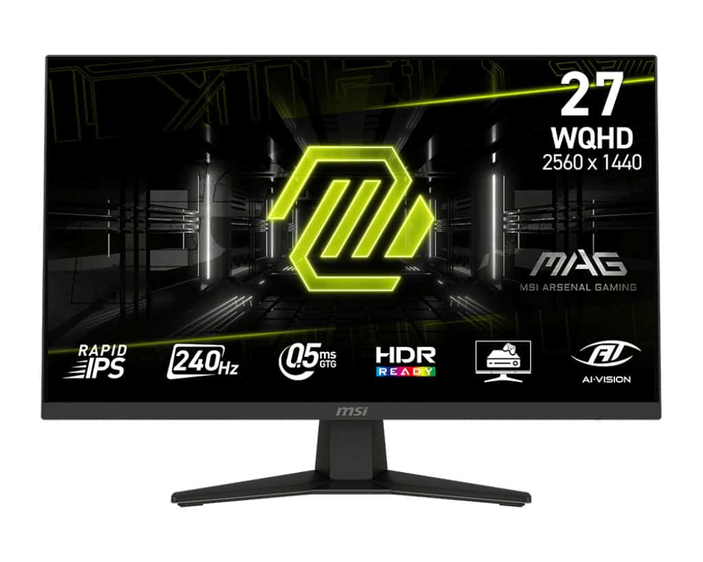 MSI MAG 274QFDE X24 computer monitor 68,6 cm (27") 2560 x 1440 Pixels Wide Quad HD LCD Zwart (9S6-3CE41H-018) thumbnail