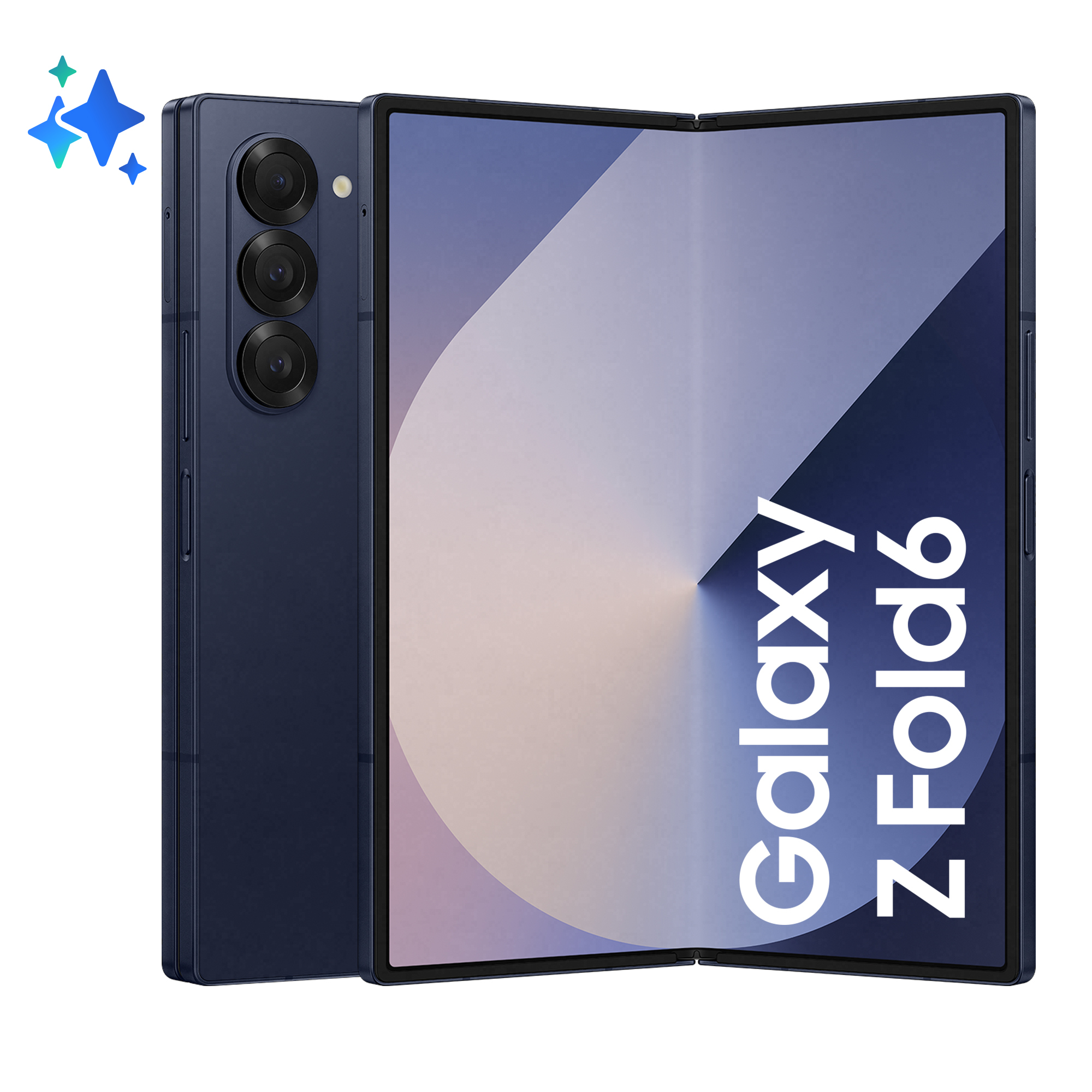 Samsung Galaxy Z Fold6 19,3 cm (7.6) Dual SIM Android 14 5G USB Type-C 12 GB 512 GB 4400 mAh Marineblauw (SM-F956BDBCEUE) thumbnail Samsung Galaxy Z Fold6 19,3 cm (7.6) Dual SIM Android 14 5G USB Type-C 12 GB 512 GB 4400 mAh Marineblauw (SM-F956BDBCEUE) thumbnail