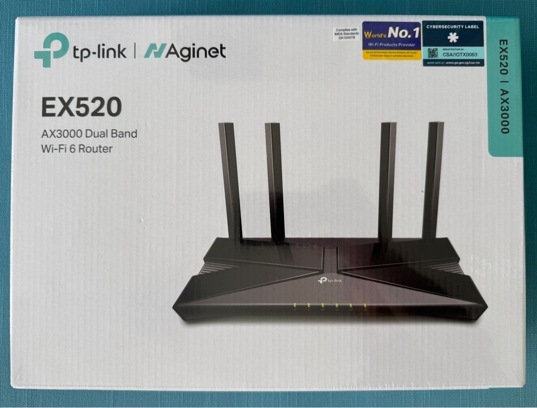 TP-Link EX520 wireless router Gigabit Ethernet Dual-band (2.4 GHz / 5 GHz) Black (EX520) thumbnail