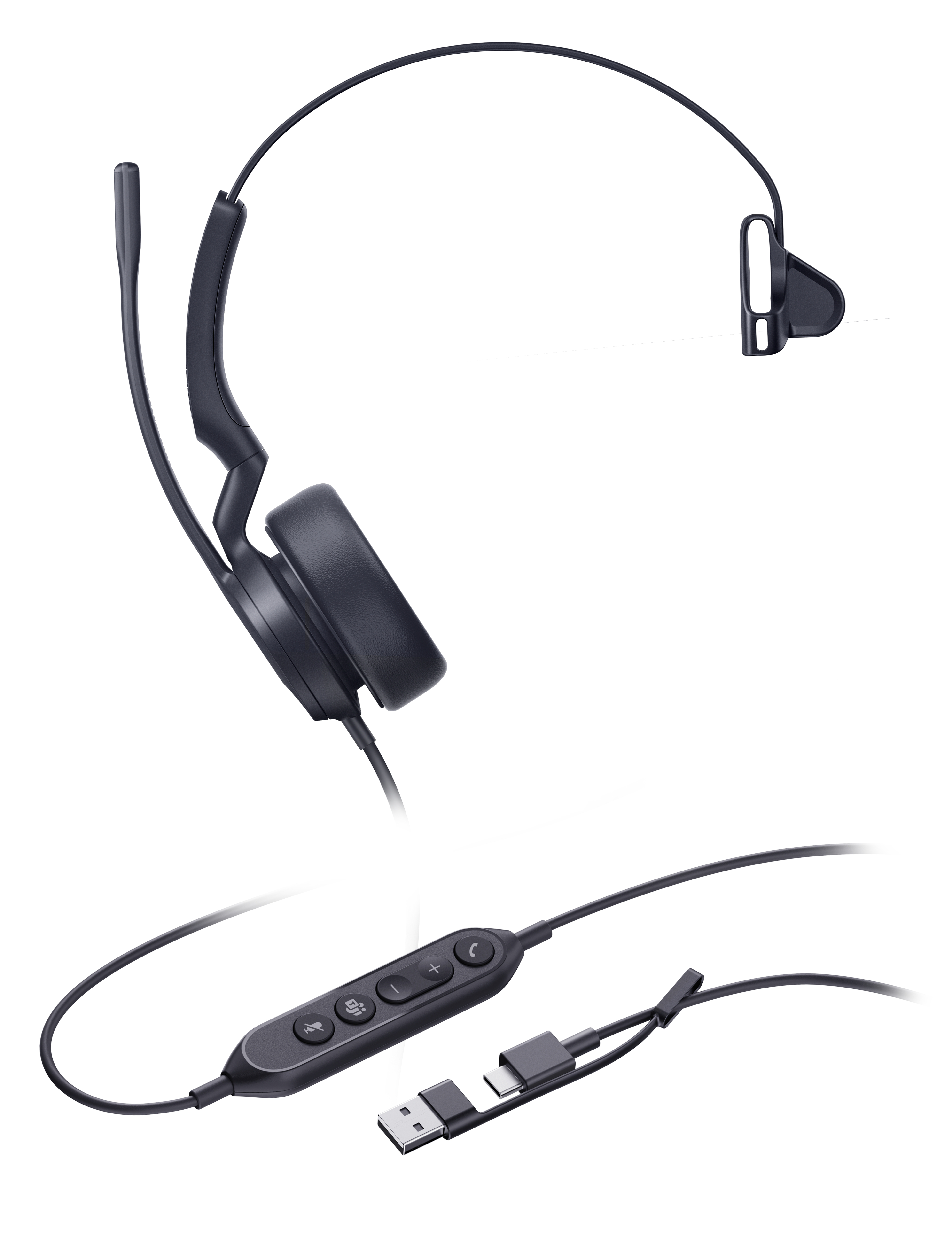Yealink UH44 Mono Teams USB-C/A Headset (1308188) thumbnail