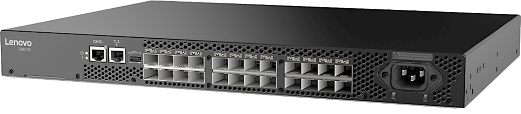 Lenovo DB610S Gigabit Ethernet (10/100/1000) 1U Zwart (7D8PA002WW) thumbnail