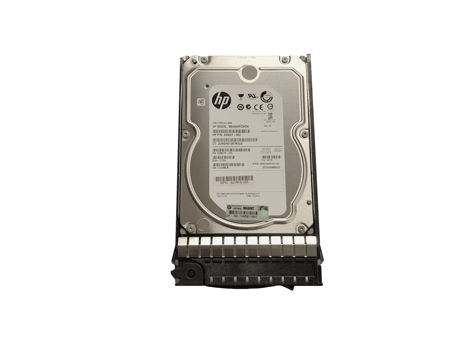 HPE HDD 3 TB Hotswap 3.5 Inch LFF 7.200 RPM (625140-001) thumbnail
