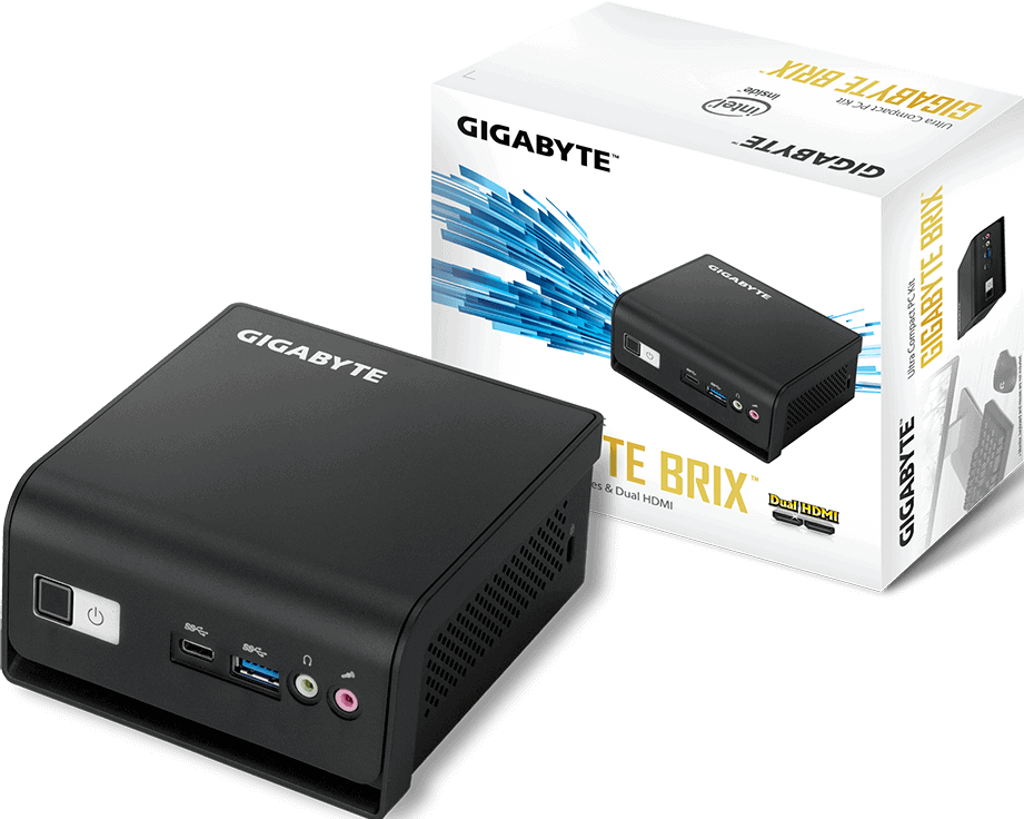 Gigabyte GIGA BRIX GB-BLPD-5005R Barebone (Intel Pentium J5005 4C/4T) (GB-BLPD-5005R) thumbnail