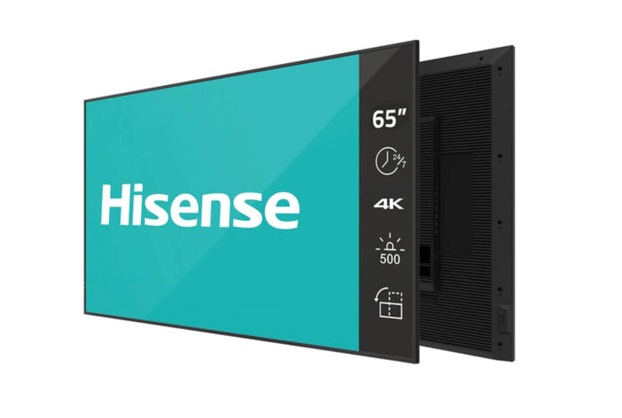 Hisense 65DM66D beeldkrant 165,1 cm (65") LED Wifi 500 cd/m² 4K Ultra HD Zwart Type processor Android 11 24/7 (65DM66D) thumbnail