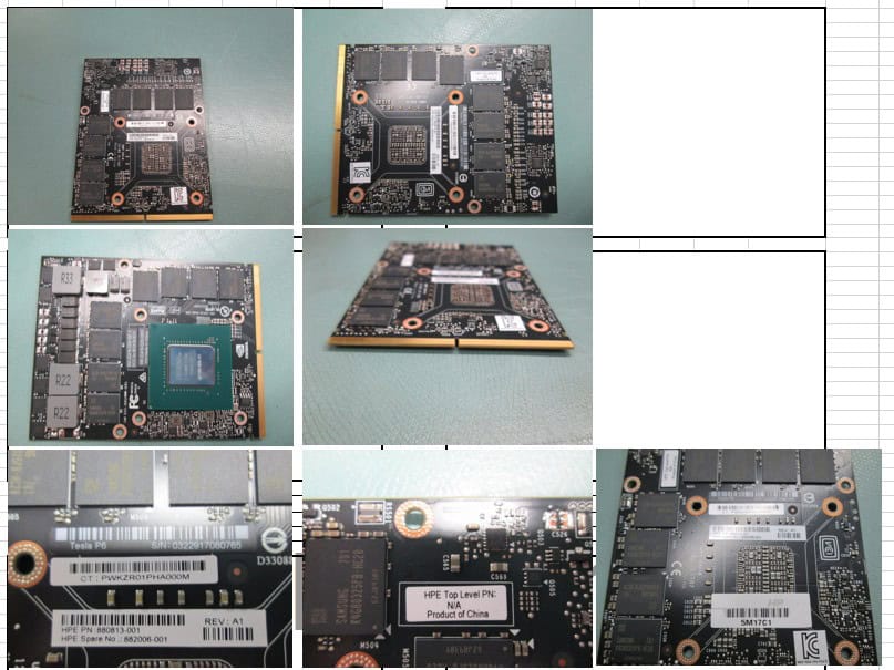 HP SY 480 NVIDIA Tesla P6 GPU (880709-B21-RFB) thumbnail