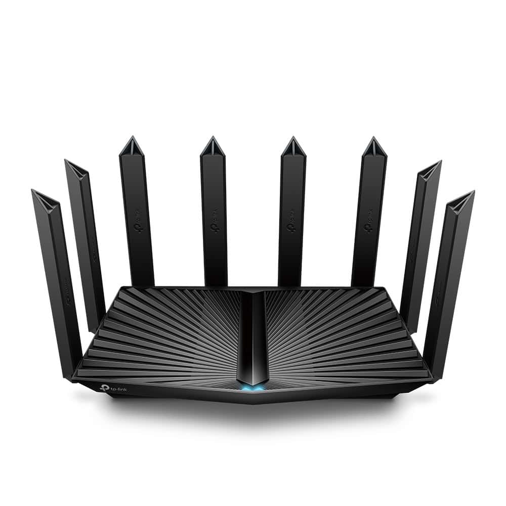 TP-Link Archer AX90 draadloze router Multi-Gigabit Ethernet Tri-band (2.4 GHz / 5 GHz / 5 GHz) Zwart (ARCHER AX90) thumbnail