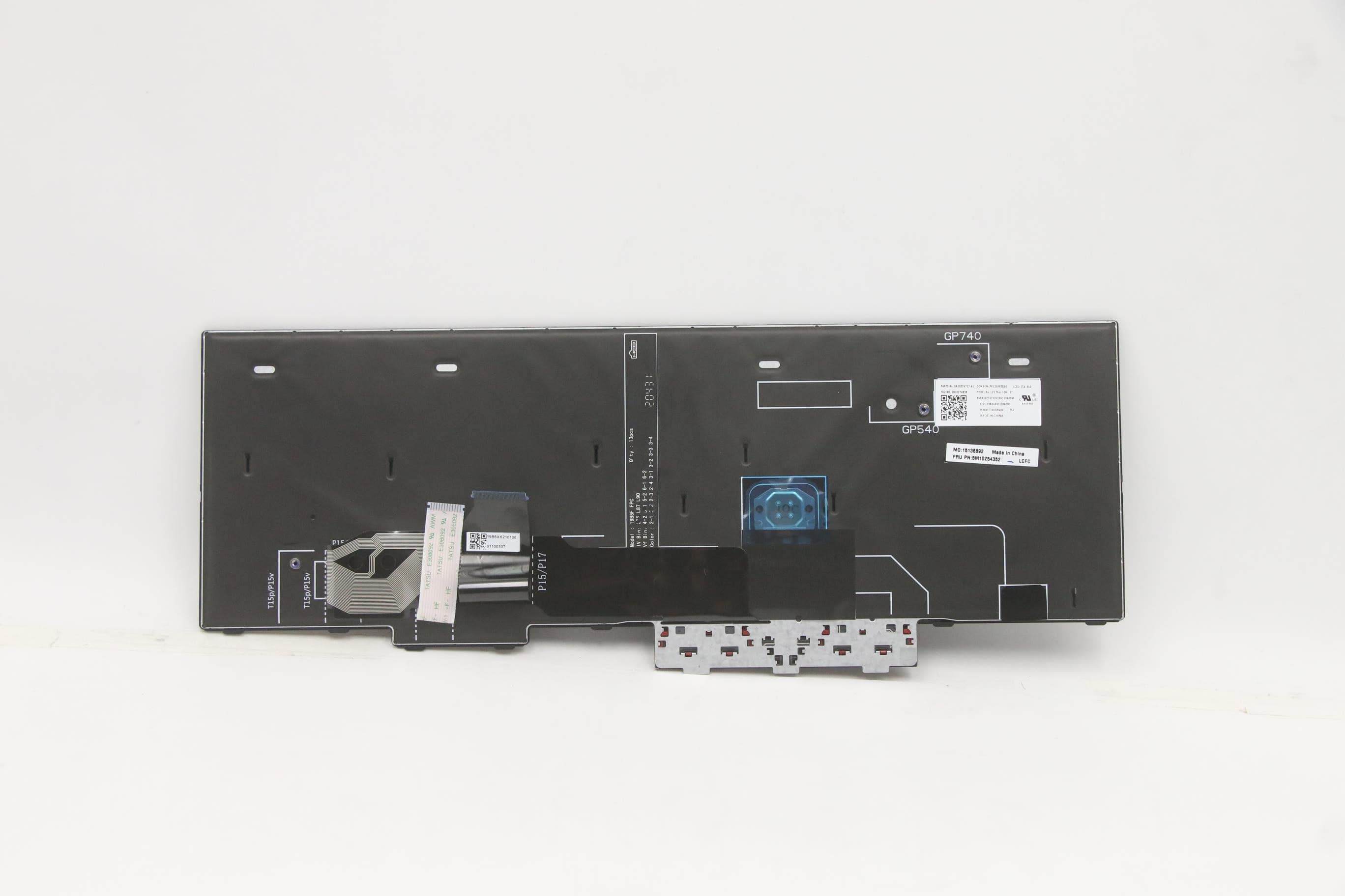 Lenovo 5M10Z54355 laptop reserve-onderdeel Toetsenbord (5M10Z54355) thumbnail