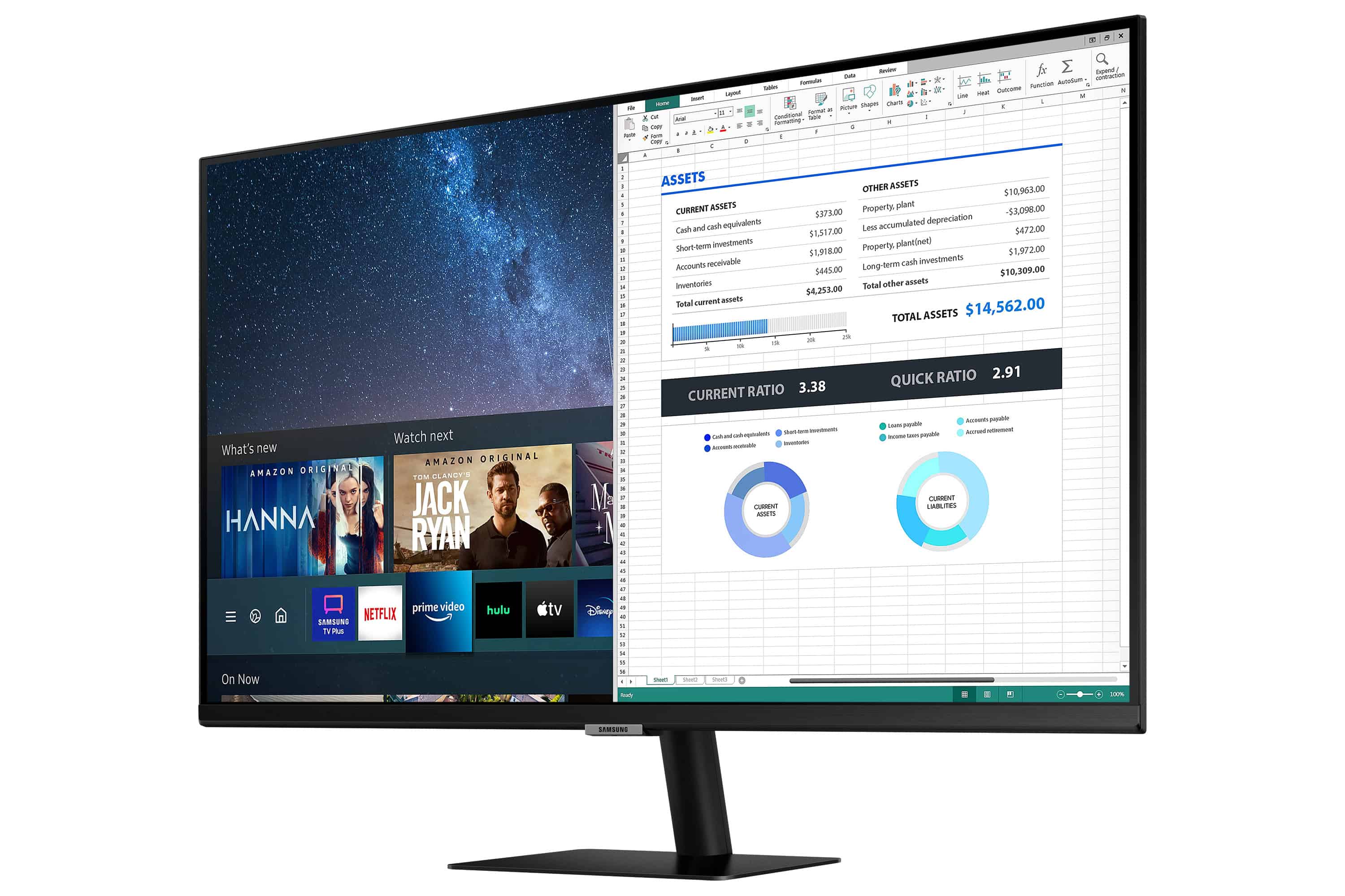 Samsung S27AM502NR computer monitor 68,6 cm (27") 1920 x 1080 Pixels Full HD Zwart (LS27AM502NRXEN) thumbnail