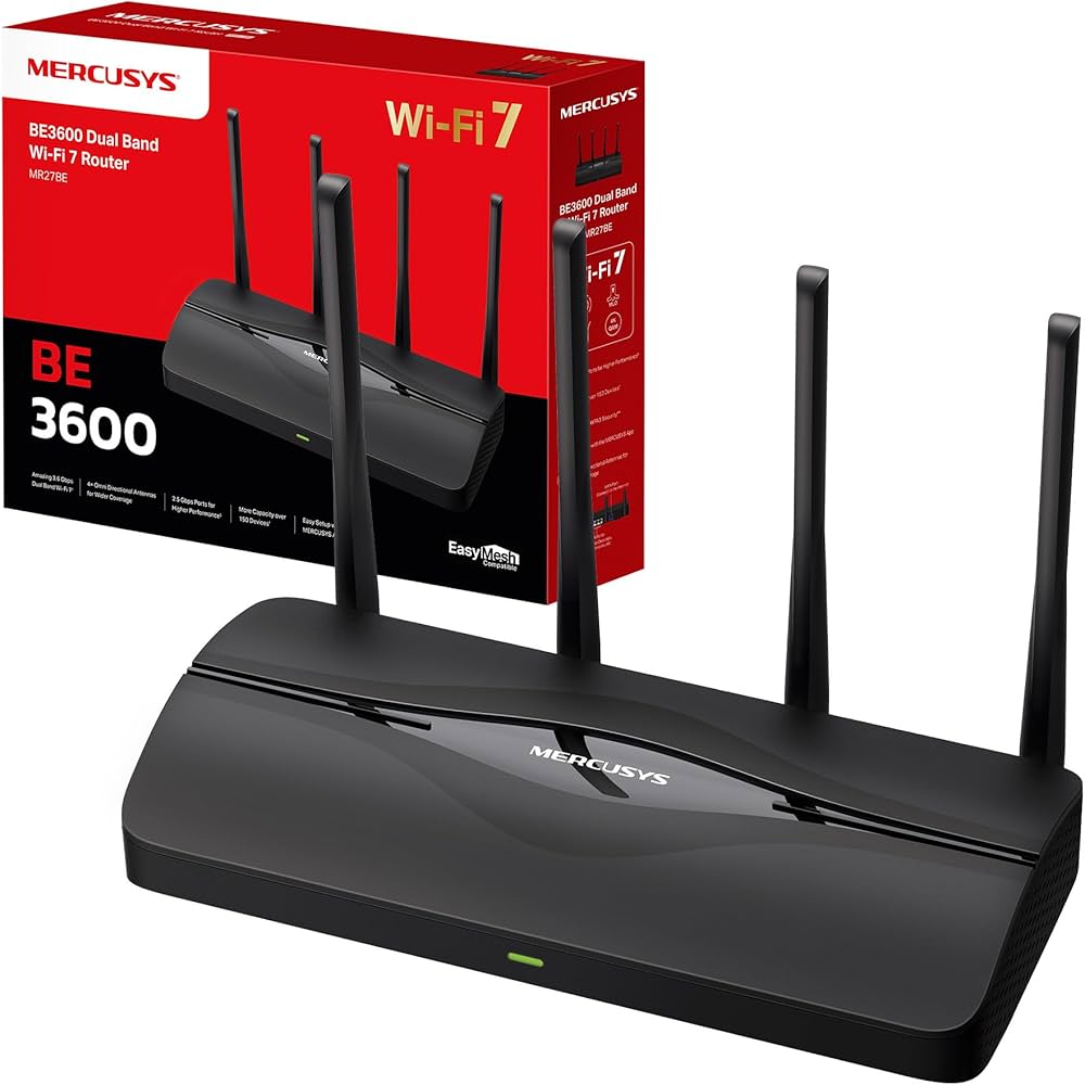 TP-Link Mercusys MR27BE BE3600 Dual Band Wi-Fi 7 Router (MR27BE) (MR27BE) thumbnail