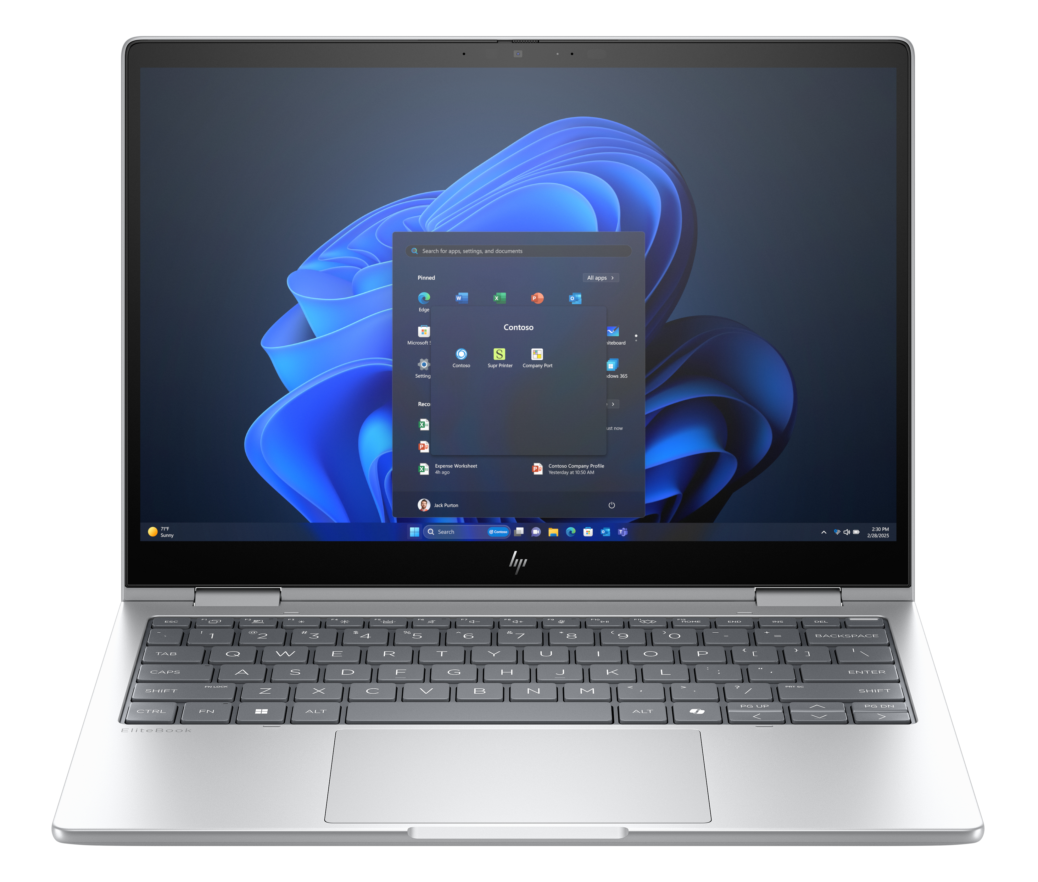 HP EliteBook 8 Flip G1i 13 inch Notebook AI PC Intel Core Ultra 7 255U Hybride (2-in-1) 33,8 cm (13.3") Touchscreen WUXGA 32 GB LPDDR5x-SDRAM 512 GB SSD Wi-Fi 7 (802.11be) Windows 11 Pro Zilver (AD2W6ET#ABH) thumbnail