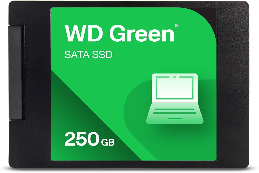 Western Digital WD Green - SSD - 250 TB - cased - internal - 2.5inch (6.4 cm) (WDS250G5G0A-00CPT0) thumbnail