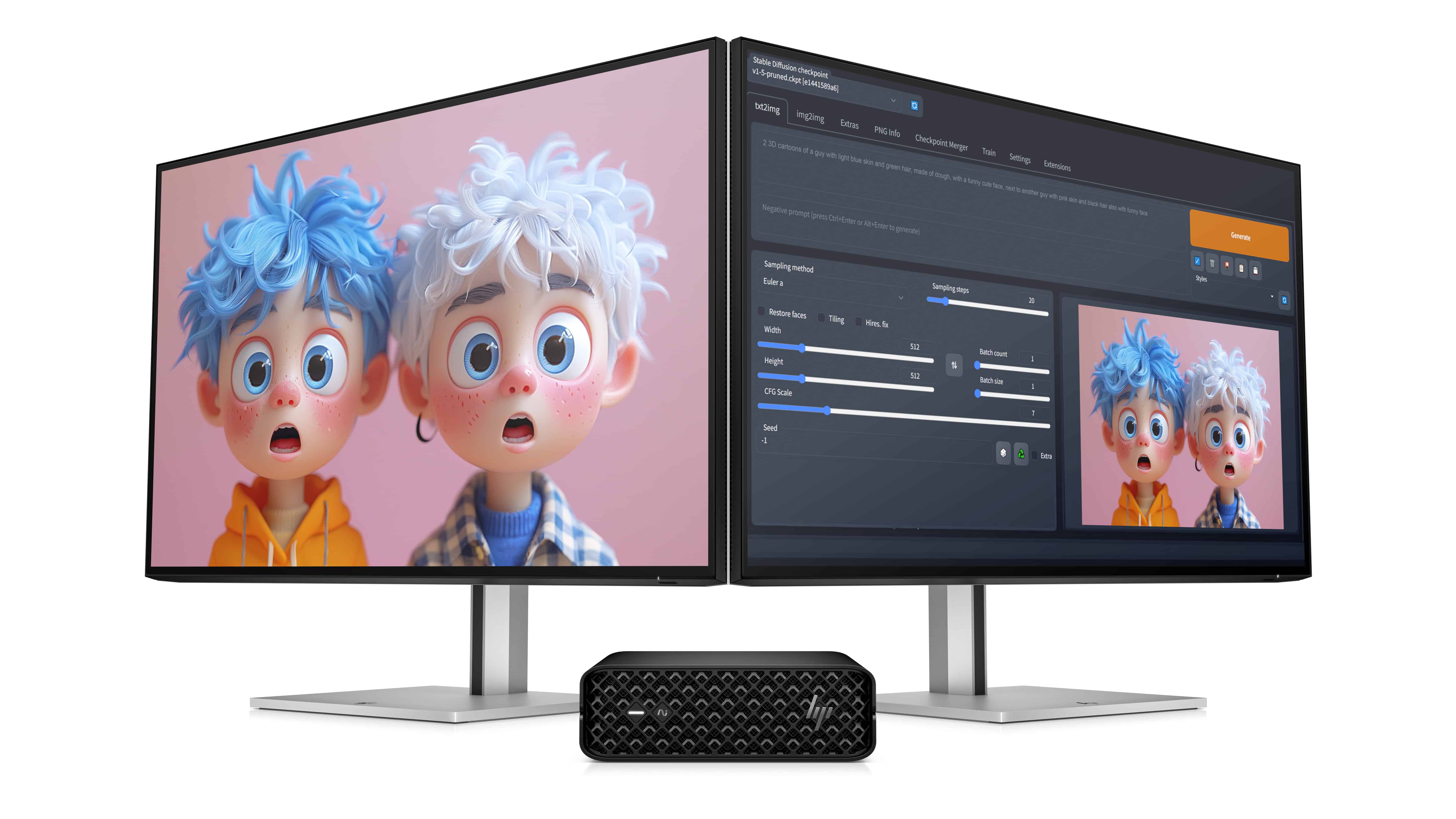HP Z2 Mini G1i IDS Ultra7 265K vPro Enterprise 20 cores DDR56400 - 32 GB Intel Core Ultra 7 DDR5-SDRAM 1 TB SSD NVIDIA RTX 4000 Ada Windows 11 Pro Mini PC Workstation Zwart (A40TGET#ABH) thumbnail